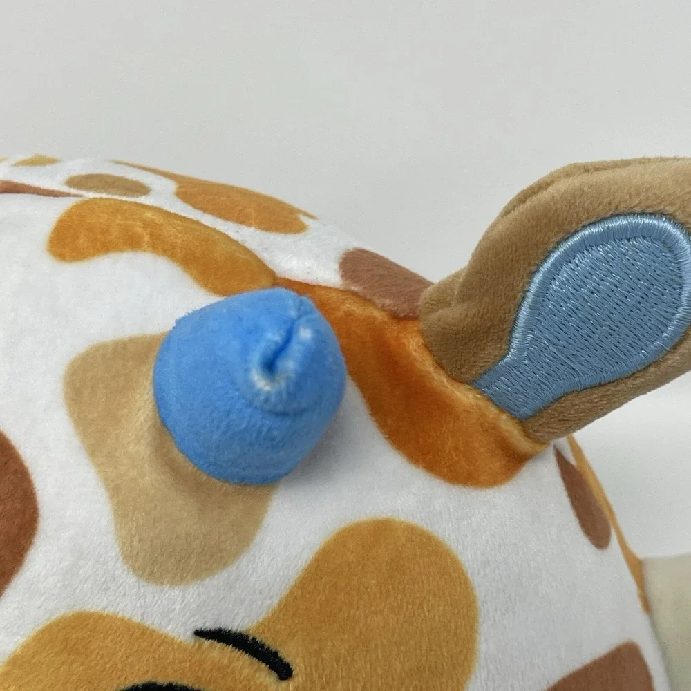 Dream Beams BASIL THE BULL Glow in the Dark Stuffed Plush Toy Squish‎ Happy Line